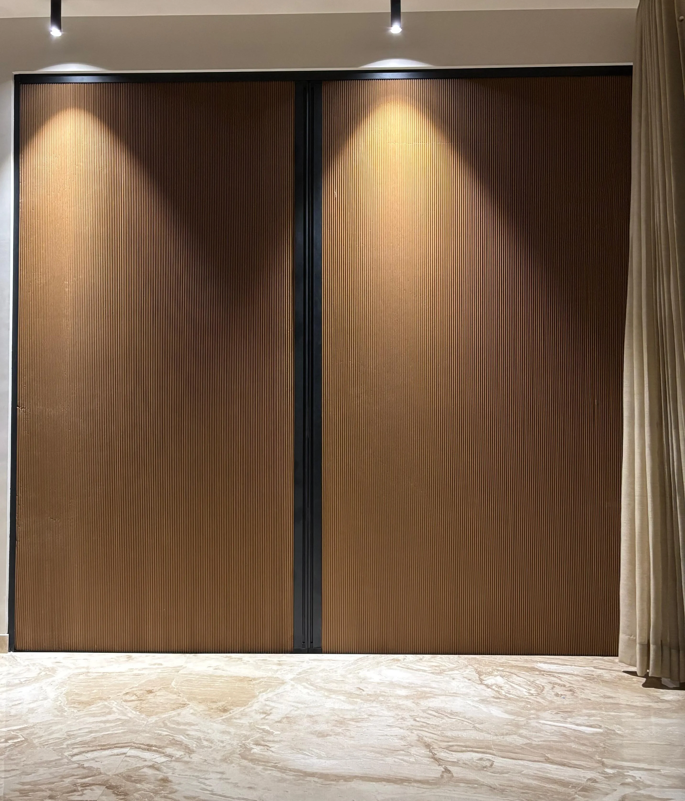 Double Shutter Honeycomb Partition Doors