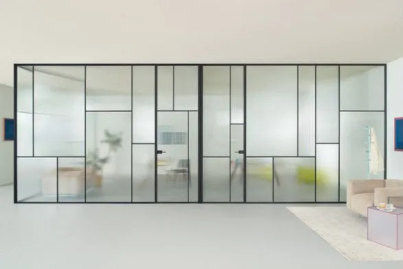 Fixed Plus Door Internal Glass Partition System